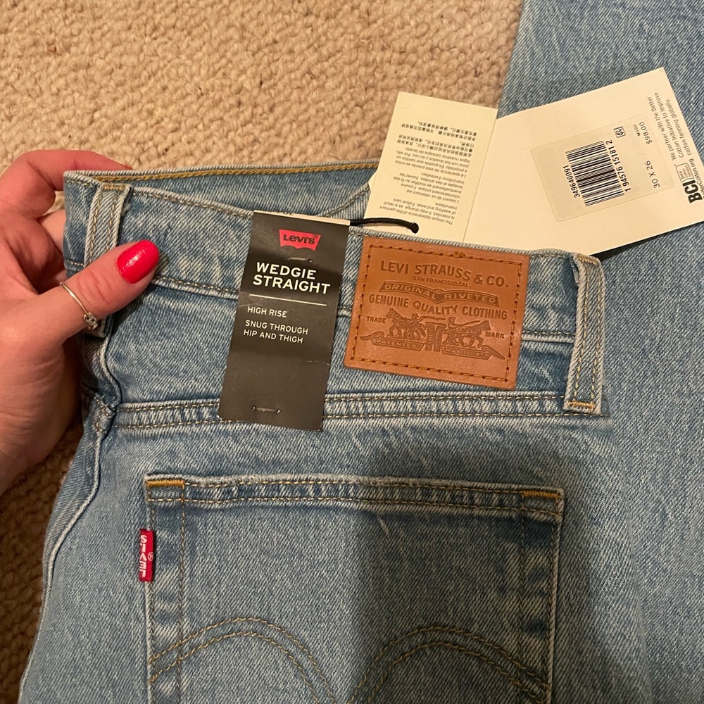 NWT Levi's Blue Straight Leg Jeans Classic Style
